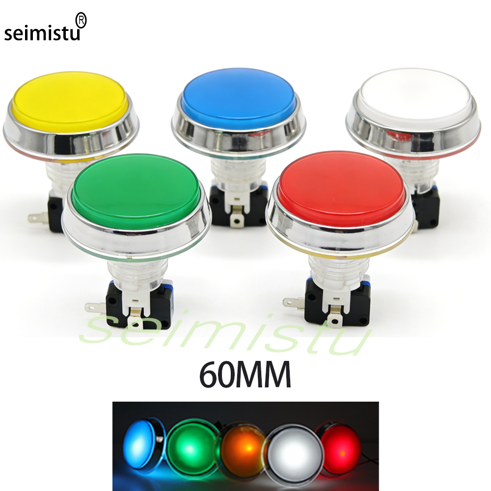60mm Chrome 12V Flat Arcade LE - Arcade Games Vending review and price