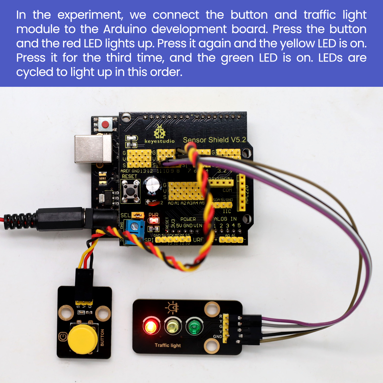 Keyestudio Traffic Light Modul - Arduino Vending Machine Project review and price