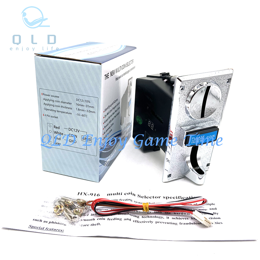 9-Type Multi Coin Acceptor 616 - Boxing Machine Arcade review and price