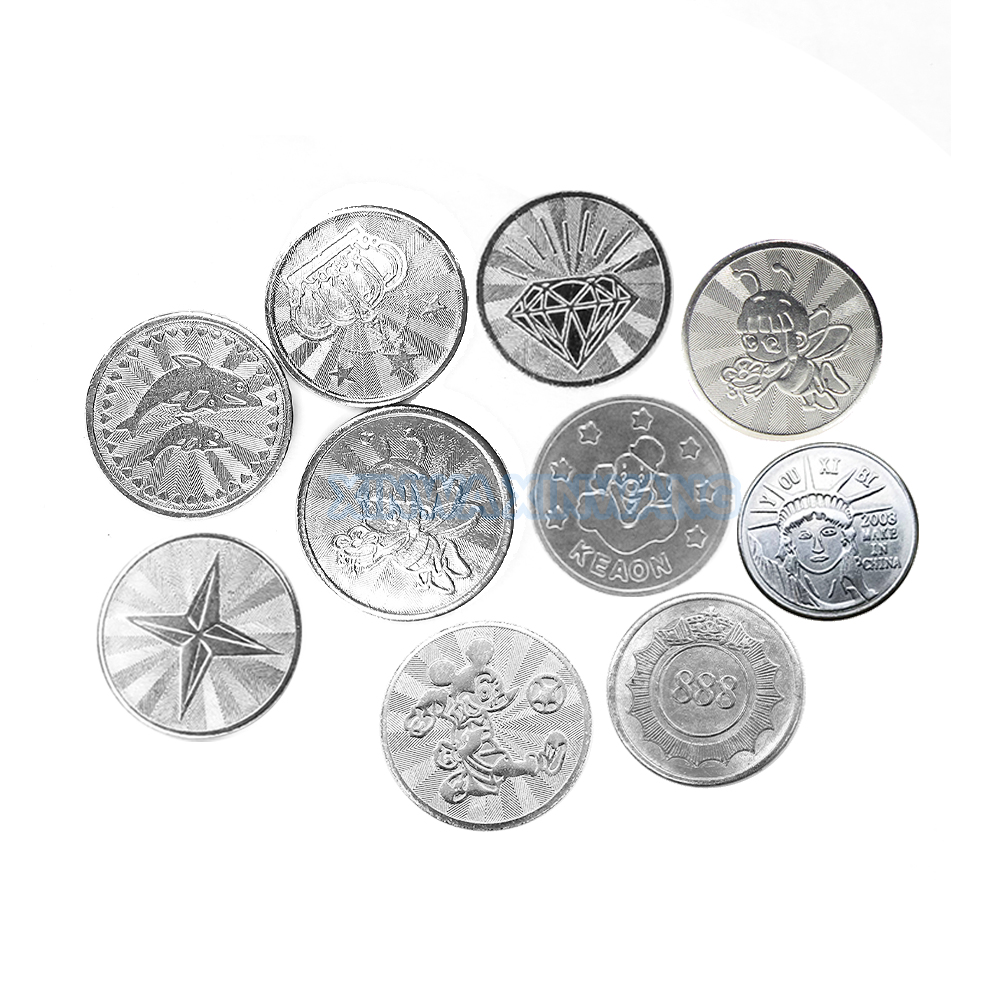 100PCS  Coins Tokens Stainless - Arcade Games Vending review and price