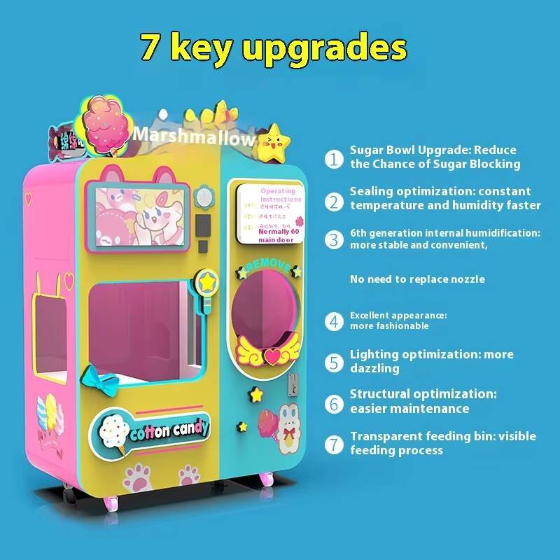 Intelligent Large Fully Cotton - Candy Vending Machine review and price