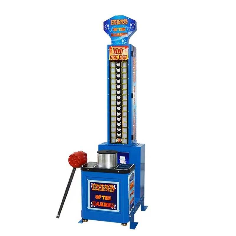 Blue Indoor Arcade Hammer Game - Boxing Machine Arcade review and price